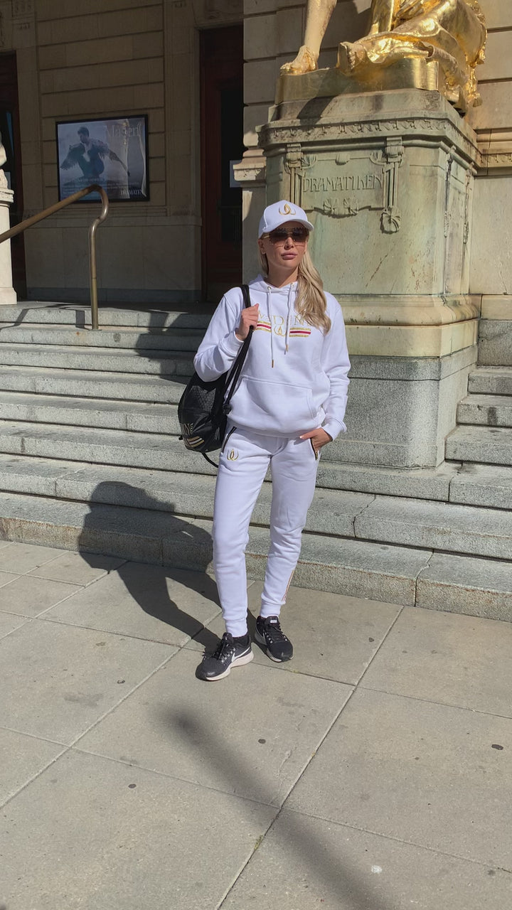Wallderinska Sport Couture, Deluxe Hoodie Vit