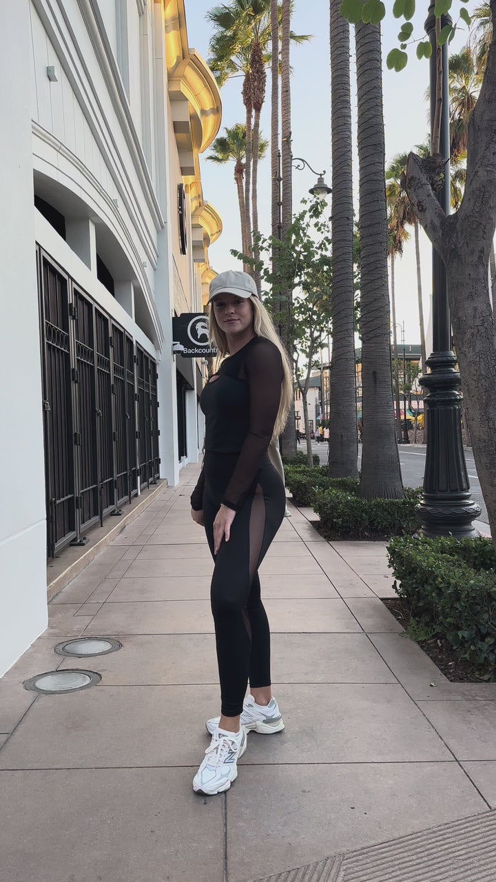 Wallderinska Sport Couture, Edge Mesh Sculpting Tights